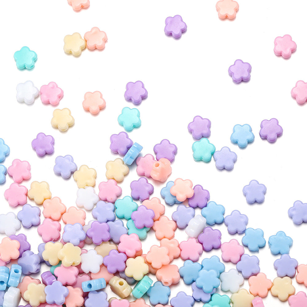 Wholesale 100pcs/pack Love Heart Stars Acrylic Beads